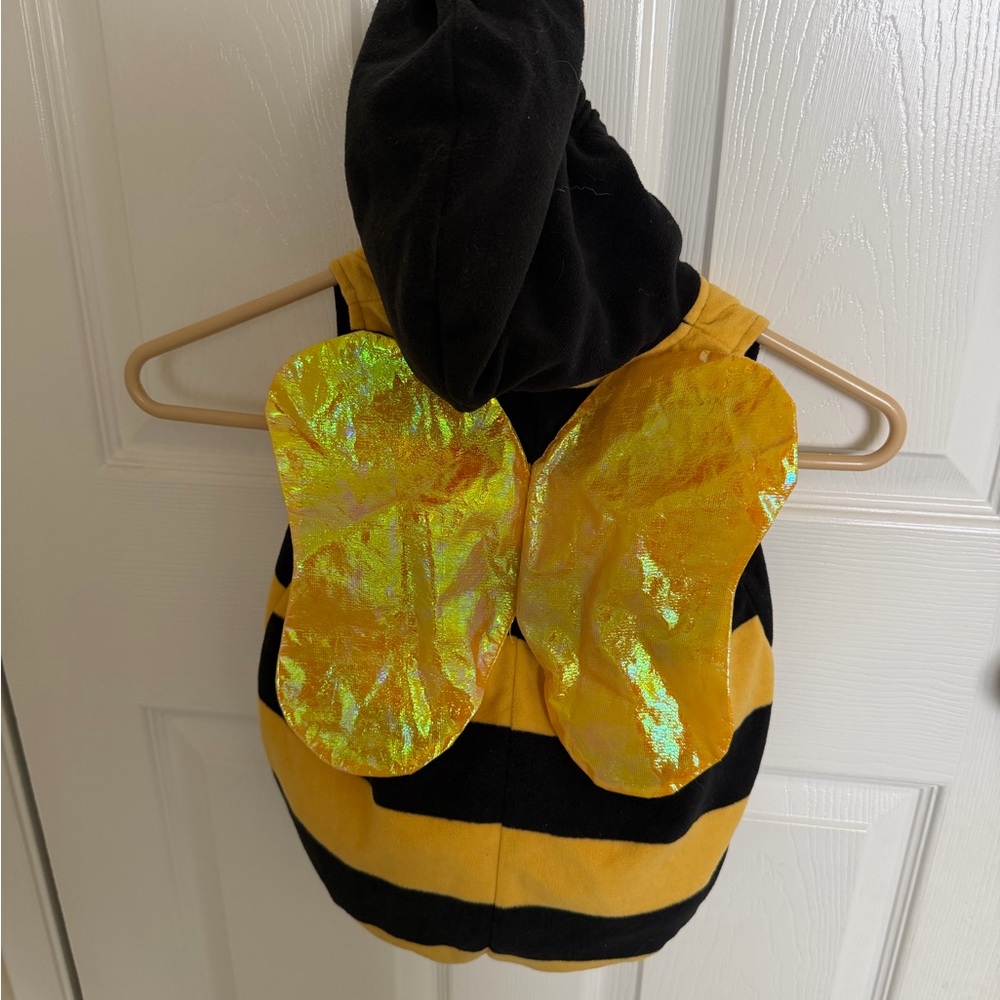 Carter's Yellow and Black Bumblebee Hat with Gold Wings